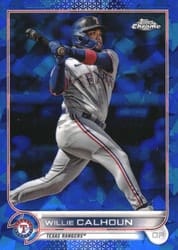 2022 Topps Chrome Sapphire Edition Base Set Willie Calhoun #581 card