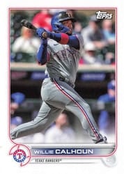 2022 Topps Mini Base Set Willie Calhoun #581 card