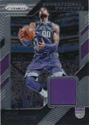 2018-19 Panini Prizm Sensational Swatches Willie Cauley-Stein #52 card