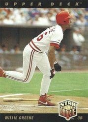 1993 Upper Deck Base Set Willie Greene #4 card