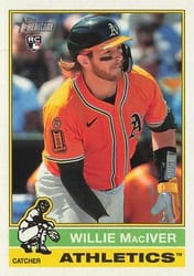 2025 Topps Heritage Base Set Willie MacIver #533 card