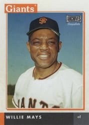 2020 Topps Archives Snapshots Base Set Willie Mays #AS-WM card