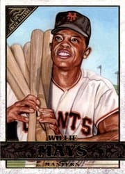 2020 Topps Gallery Base Set Willie Mays #154 card