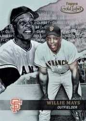 2020 Topps Gold Label Base Set Willie Mays #84 card