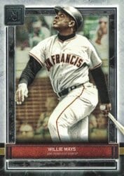 2020 Topps Museum Collection Base Set Willie Mays #1 card