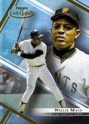 2021 Topps Gold Label Base Set Willie Mays #10 card