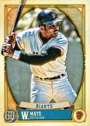 2021 Topps Gypsy Queen Base Set Willie Mays #312 card