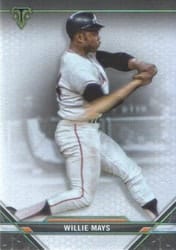 2021 Topps Triple Threads Base Set Willie Mays #88 card