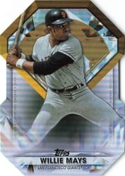 2022 Topps Diamond Greats Die-Cuts Willie Mays #DGDC-25 card