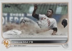2022 Topps Update Base Set Willie Mays #US24 card