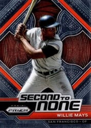 2023 Panini Prizm Second to None Willie Mays #SN15 card