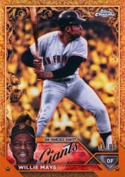 2023 Topps Gilded Collection Base Set Willie Mays #22 card