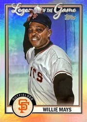 2023 Topps Legends of the Game Willie Mays #LG-6 card