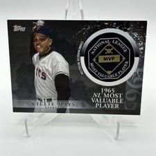 2023 Topps Update MVP Medallions Willie Mays #MVP-WM card