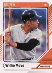 2024 Donruss Base Set Willie Mays #95 card