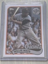 2024 Topps 1989 Topps Baseball 35th Anniversary (Series 1) Willie Mays #89B-30 card