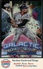 2024 Topps Cosmic Chrome Galactic Greatness Willie Mays #GG-1 card
