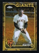 2024 Topps Gilded Collection Base Set Willie Mays #24 card