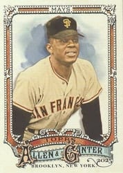 2025 Topps Allen & Ginter Base Set Willie Mays #30 card