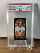 2025 Topps Allen & Ginter Mini Stained Glass Willie Mays #30 card