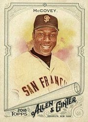 2018 Topps Allen & Ginter Base Set Willie McCovey #277 card