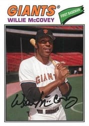 2018 Topps Archives Base Set Willie McCovey #145 card
