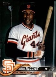 2018 Topps Base Set Willie McCovey #585 card