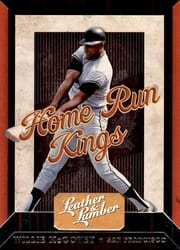 2019 Panini Leather & Lumber Home Run Kings Willie McCovey #HRK-3 card
