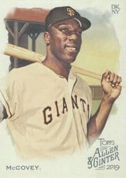 2019 Topps Allen & Ginter Base Set Willie McCovey #53 card