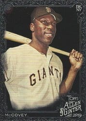 2019 Topps Allen & Ginter X Base Set Willie McCovey #53 card