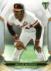 2019 Topps Triple Threads Base Set Willie McCovey #82 card