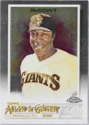 2020 Topps Allen & Ginter Chrome Base Set Willie McCovey #26 card