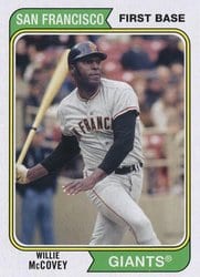 2020 Topps Archives Base Set Willie McCovey #186 card