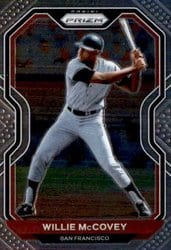 2021 Panini Prizm Base Set Willie McCovey #154 card