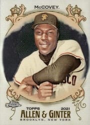 2021 Topps Allen & Ginter Chrome Base Set Willie McCovey #2 card