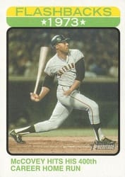 2022 Topps Heritage Baseball Flashbacks Willie McCovey #BF-10 card