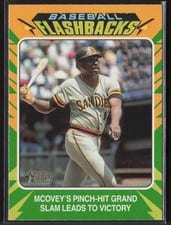 2024 Topps Heritage Baseball Flashbacks Willie McCovey #BF-3 card