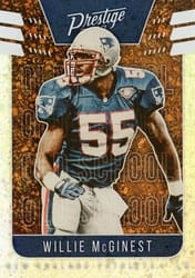 2020 Panini Prestige Old School Willie McGinest #OS-WM card