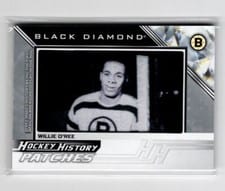 2024-25 Upper Deck Black Diamond Hockey History Patches Willie O'Ree #HHP-WO card