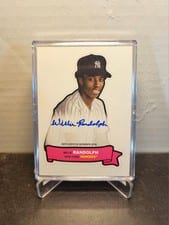 2024 Topps Archives 1968 Topps Action All-Stars Autographs Willie Randolph #68AA-WR card