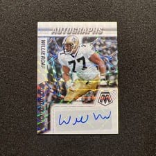2022 Panini Mosaic Autographs Mosaic Willie Roaf #AM-WR card