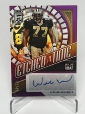 2024 Donruss Elite Etched in Time Signatures Willie Roaf #ETS-WRO card