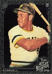 2019 Topps Allen & Ginter X Base Set Willie Stargell #87 card