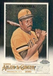 2020 Topps Allen & Ginter Chrome Base Set Willie Stargell #106 card