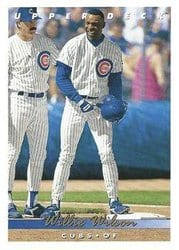 1993 Upper Deck Base Set Willie Wilson #625 card