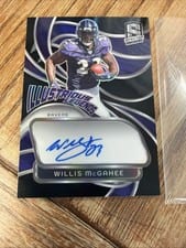 2024 Panini Spectra Illustrious Legends Autographs Willis McGahee #IL-WME card