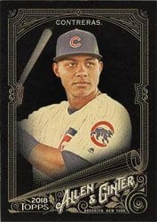 2018 Topps Allen & Ginter X Base Set Willson Contreras #180 card