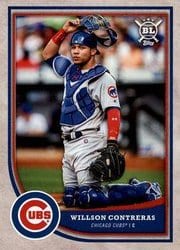 2018 Topps Big League Base Set Willson Contreras #127 card