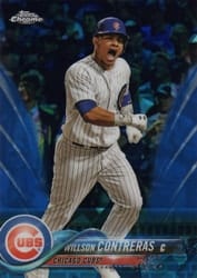 2018 Topps Chrome Sapphire Edition Base Set Willson Contreras #172 card