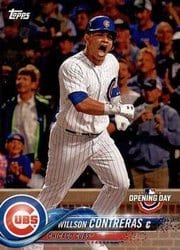 2018 Topps Opening Day Base Set Willson Contreras #23 card